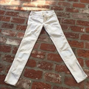 CLOSED cream and white jeans